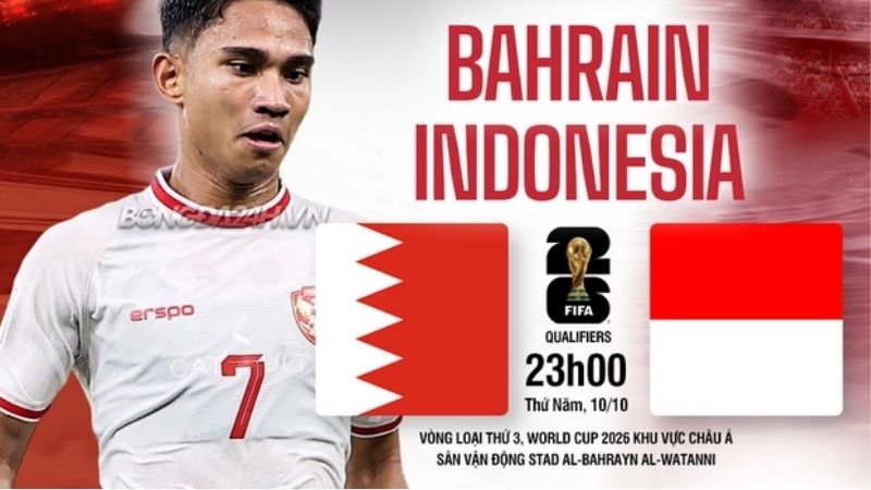 Nhận định Bahrain vs Indonesia (23h00 ngày 10/10): Xem mèo nào cắn mỉu nào 3 Nhận định Bahrain vs Indonesia (23h00 ngày 10/10): Xem mèo nào cắn mỉu nào